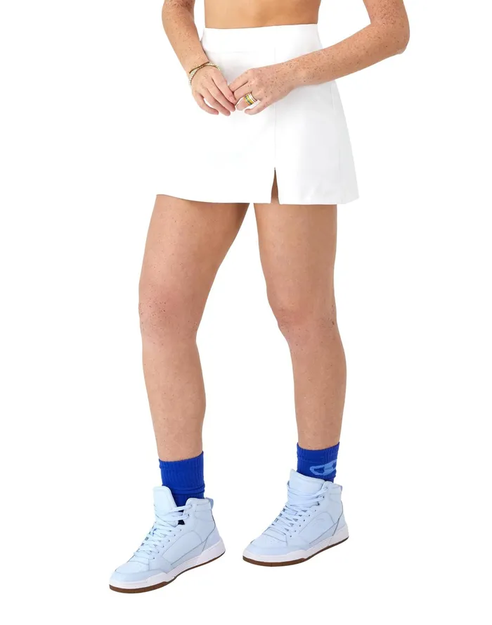 Soft Touch Skort C Logo 25034 White Women Champion Shorts