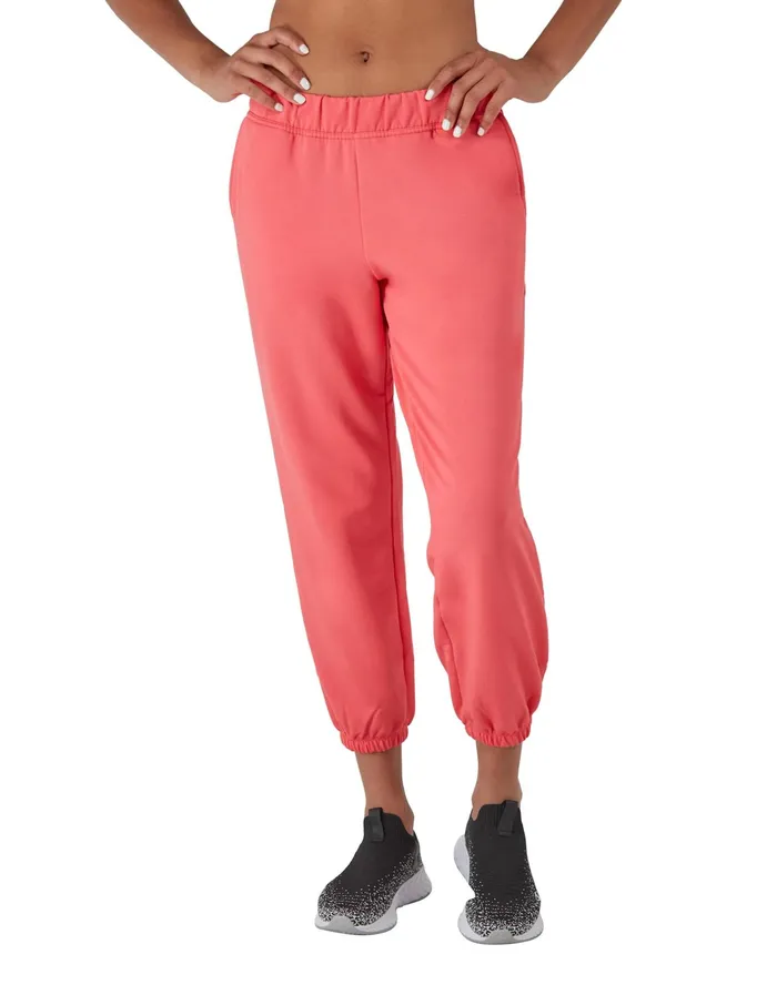 Soft Touch Sweatpants C Logo 27034 High Tide Coral Women Champion Pants