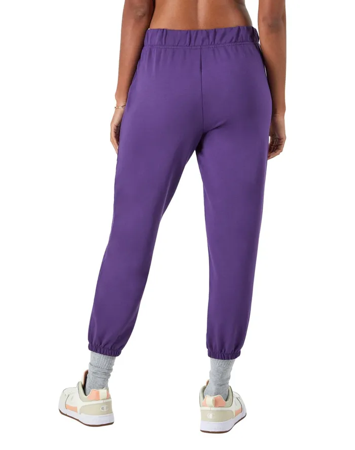 Soft Touch Sweatpants C Logo 27034 Pop Art Purple Women Champion Pants