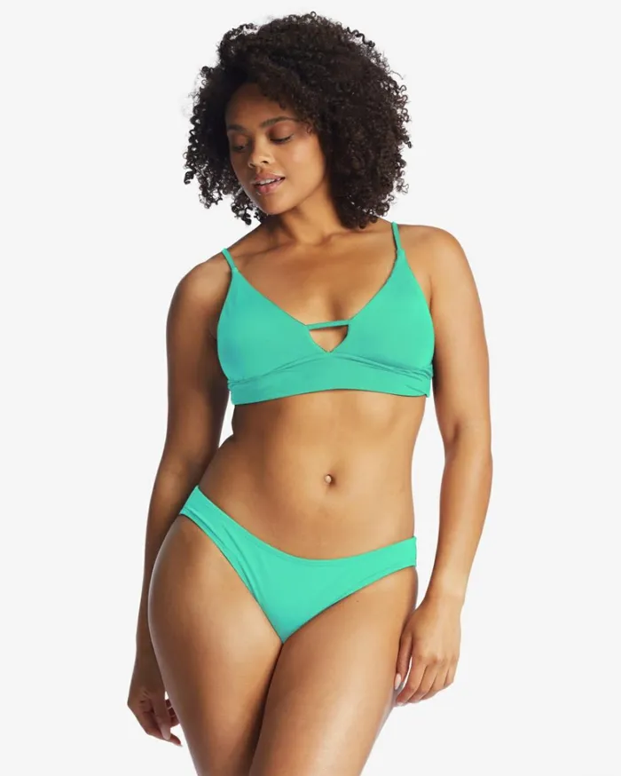 Sol Searcher VNeck Cami Bikini Top Tropical Green Women Billabong Bikini Tops