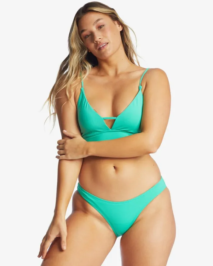 Sol Searcher VNeck Cami Bikini Top Tropical Green Women Billabong Bikini Tops
