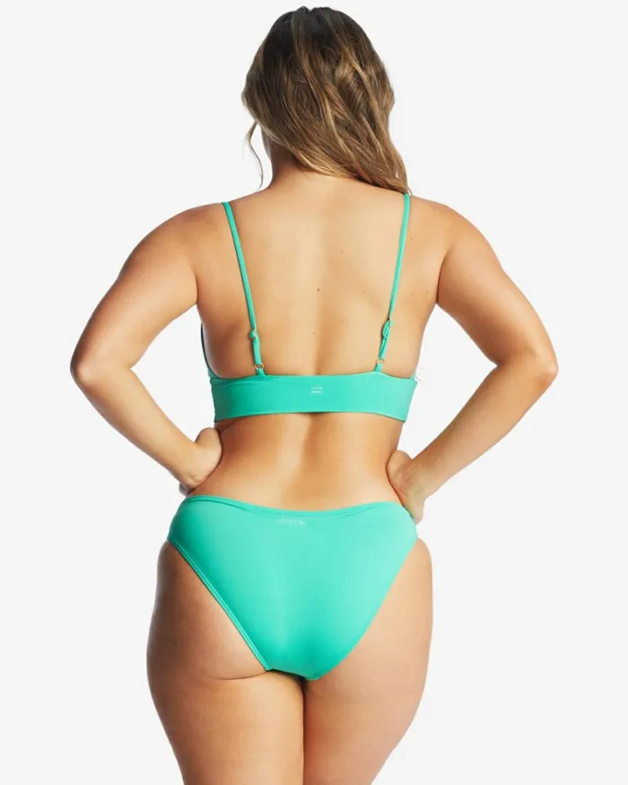 Sol Searcher VNeck Cami Bikini Top Tropical Green Women Billabong Bikini Tops