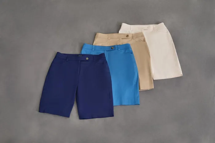 Solid Fly Front Bermuda Short Women Jones New York Pants and Skirts Solid Fly Front Bermuda Short Women Jones New York Pants and Skirts