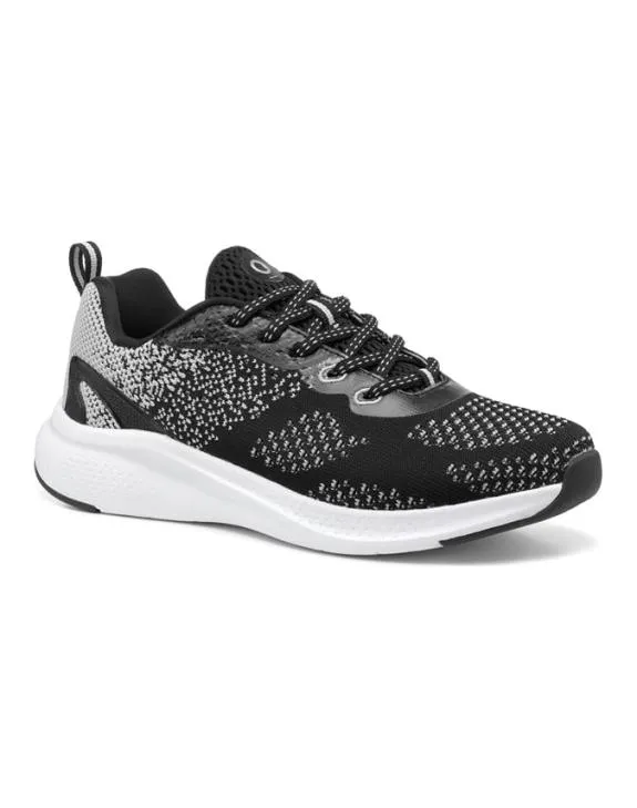 Spirit Trainers Black White Women Hotter Walking Trainers