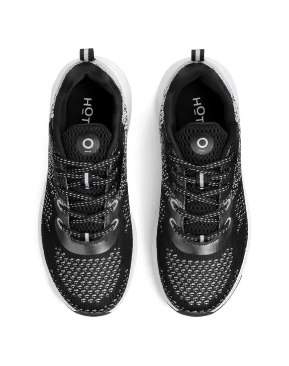 Spirit Trainers Black White Women Hotter Walking Trainers