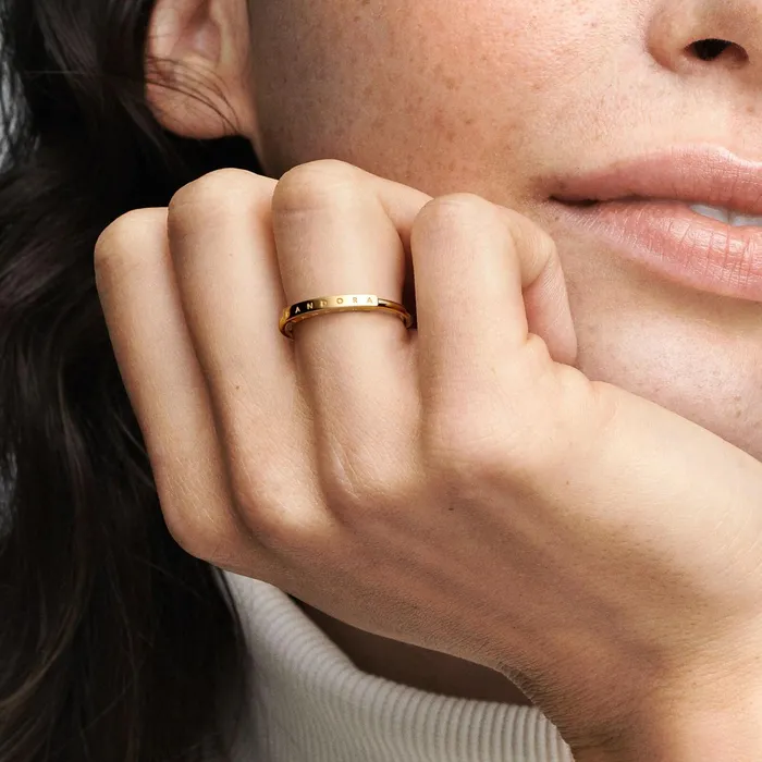 Stackable Rings Women Pandora Online Signature ID Ring