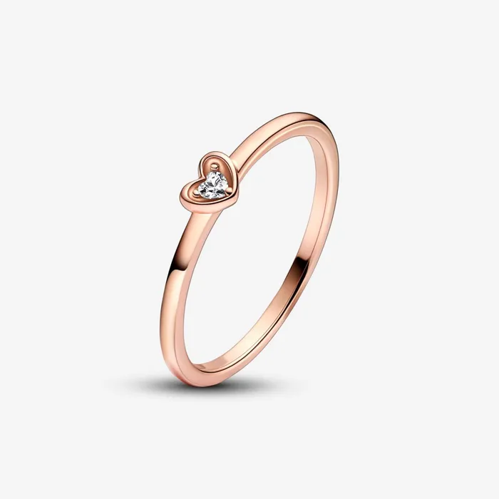 Stackable Rings Women Pandora Radiant Heart Ring