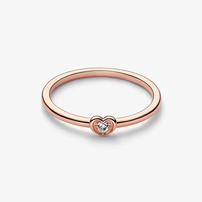 Stackable Rings Women Pandora Radiant Heart Ring