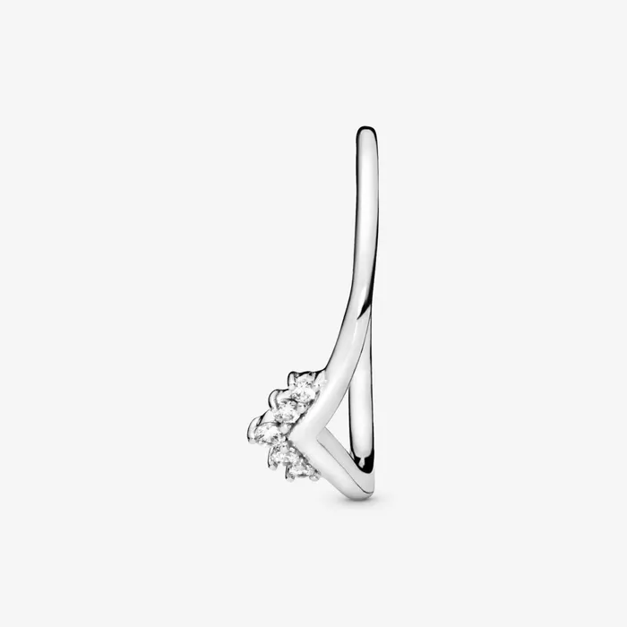 Stackable Rings Women Pandora Tiara Wishbone Ring Sterling Silver
