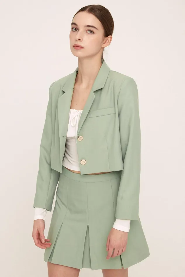 Storets Amelia Cropped Blazer Jacket Women Blazer Storets Amelia Cropped Blazer Jacket Women Blazer
