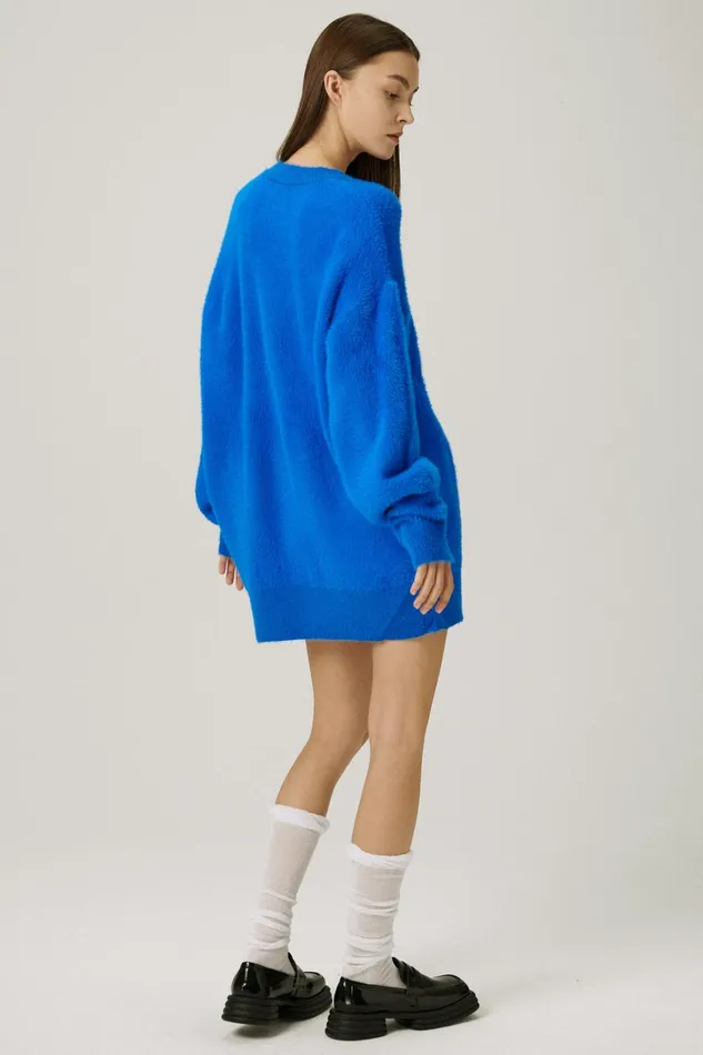 Storets Andy Fuzzy SweaterDress Women Sweaters and Knitwears