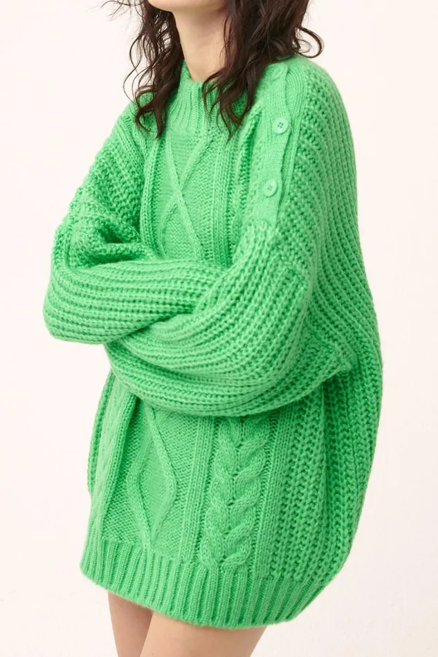 Storets Avery Cable SweaterDress Women Sweaters and Knitwears Storets Avery Cable SweaterDress Women Sweaters and Knitwears
