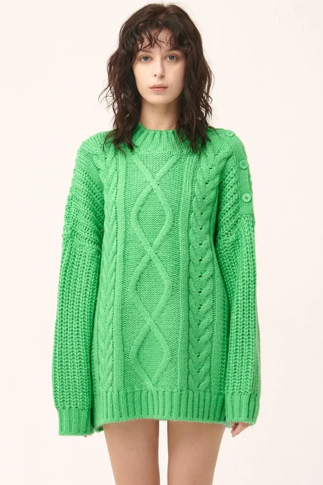 Storets Avery Cable SweaterDress Women Sweaters and Knitwears Storets Avery Cable SweaterDress Women Sweaters and Knitwears