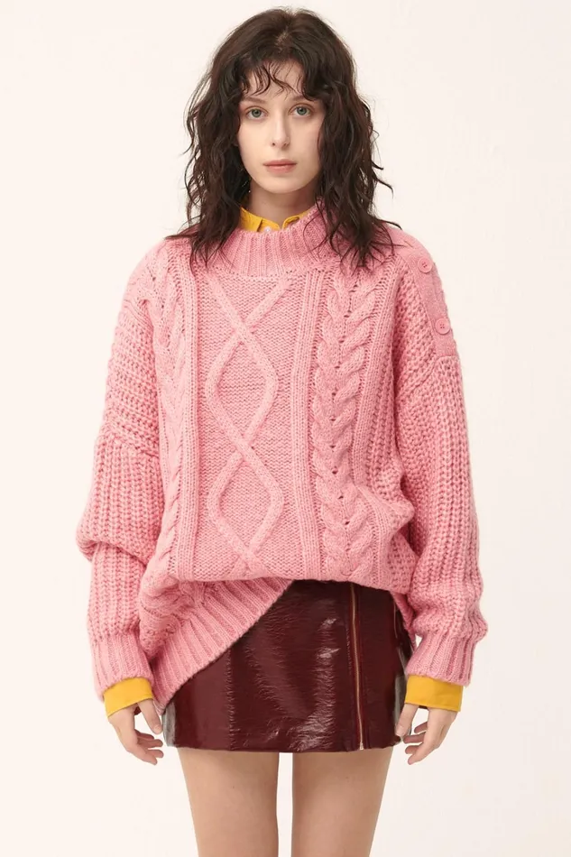 Storets Avery Cable SweaterDress Women Sweaters and Knitwears Storets Avery Cable SweaterDress Women Sweaters and Knitwears