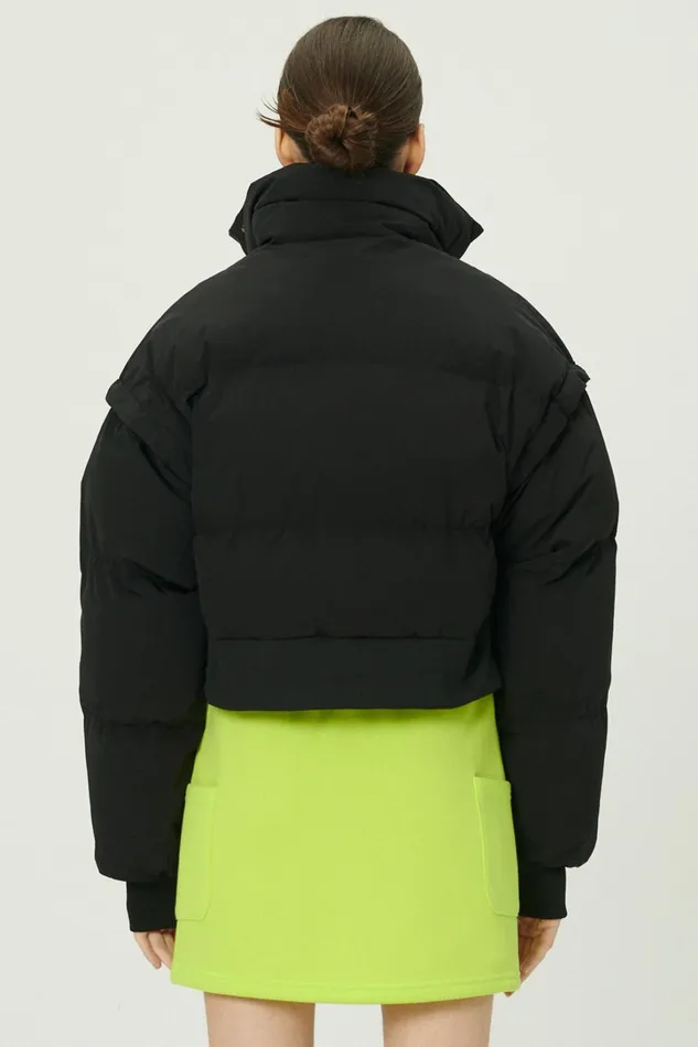 Storets Cynlee Twoway Puffer Crop Jacket Women Jackets and Coats Storets Cynlee Twoway Puffer Crop Jacket Women Jackets and Coats