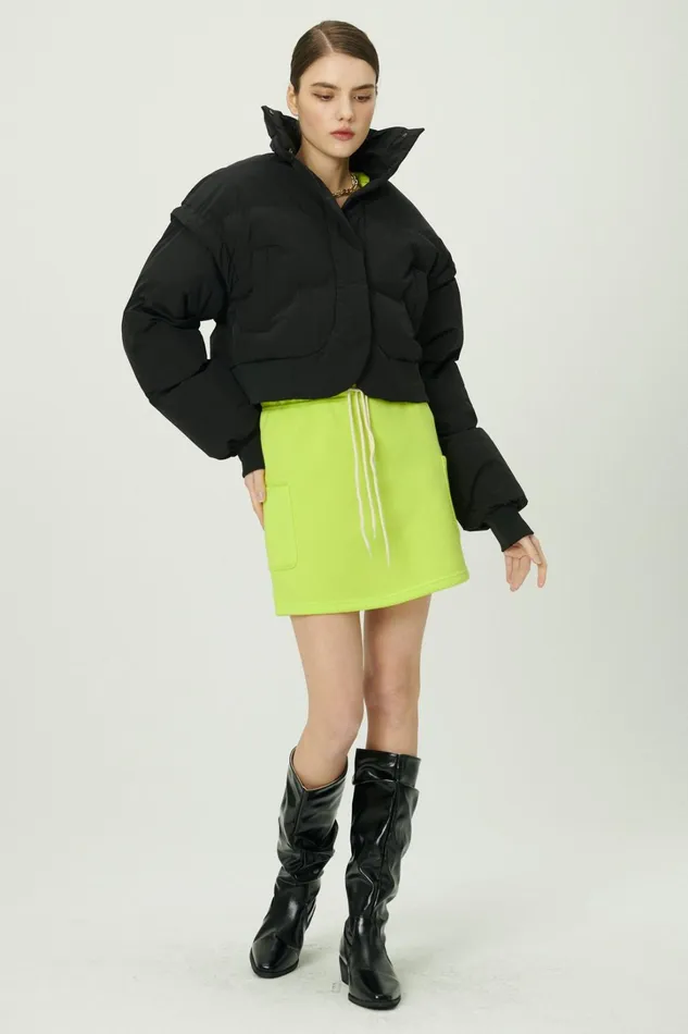 Storets Cynlee Twoway Puffer Crop Jacket Women Jackets and Coats Storets Cynlee Twoway Puffer Crop Jacket Women Jackets and Coats