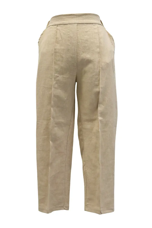 Storets Elinor Linen StraightLeg Pants Women Trousers