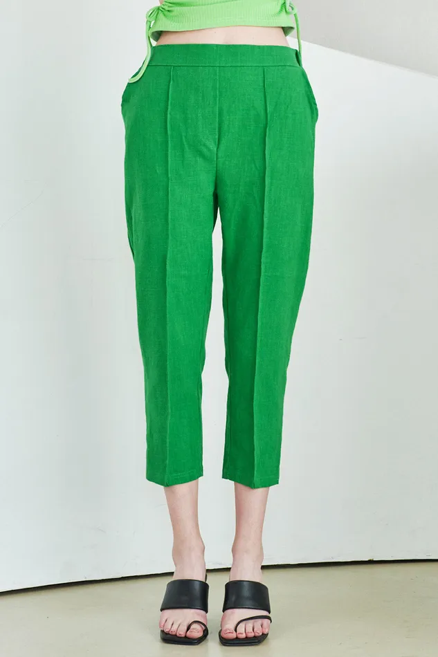 Storets Elinor Linen StraightLeg Pants Women Trousers