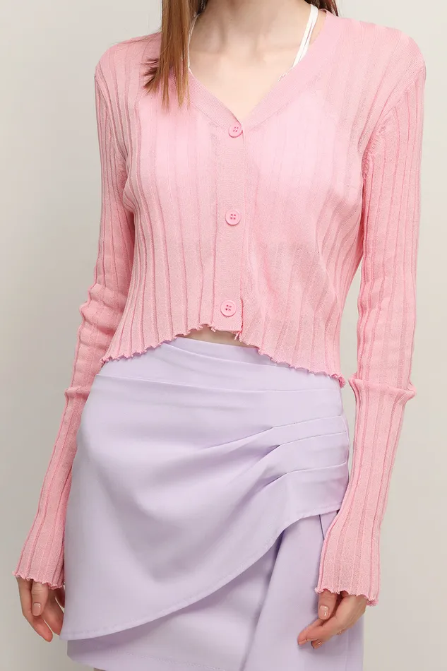 Storets Ellie Seethru Cropped Cardigan Women Cardigan