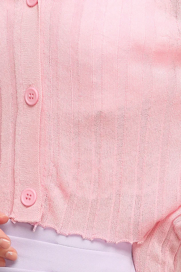 Storets Ellie Seethru Cropped Cardigan Women Cardigan