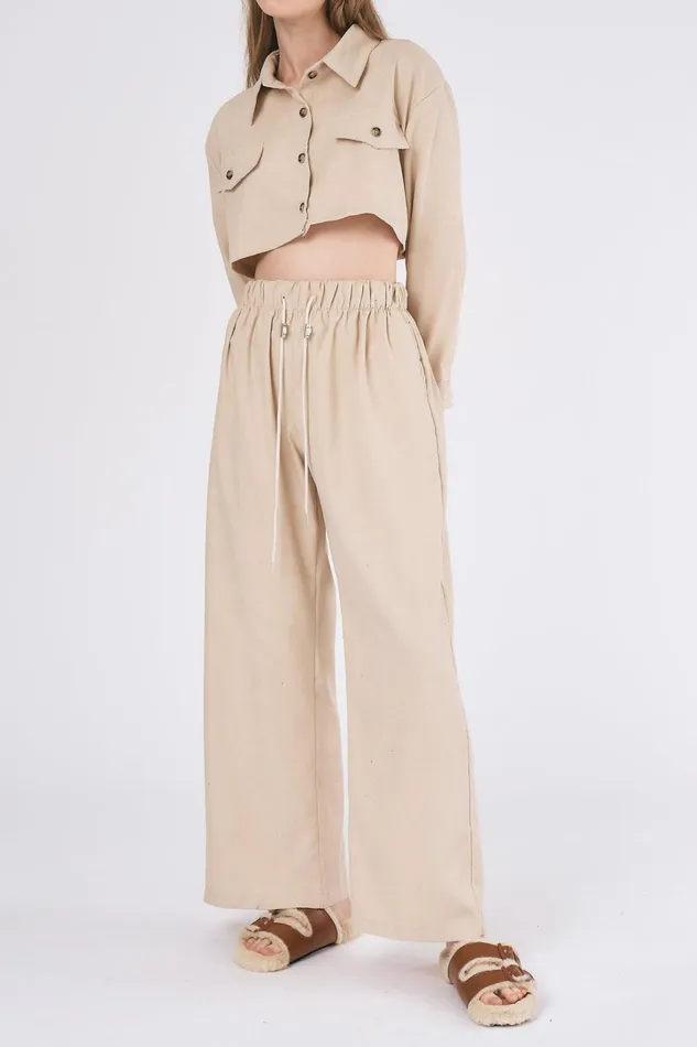 Storets Emery Cord Cropped JacketShirt Women Jackets and Coats Storets Emery Cord Cropped JacketShirt Women Jackets and Coats