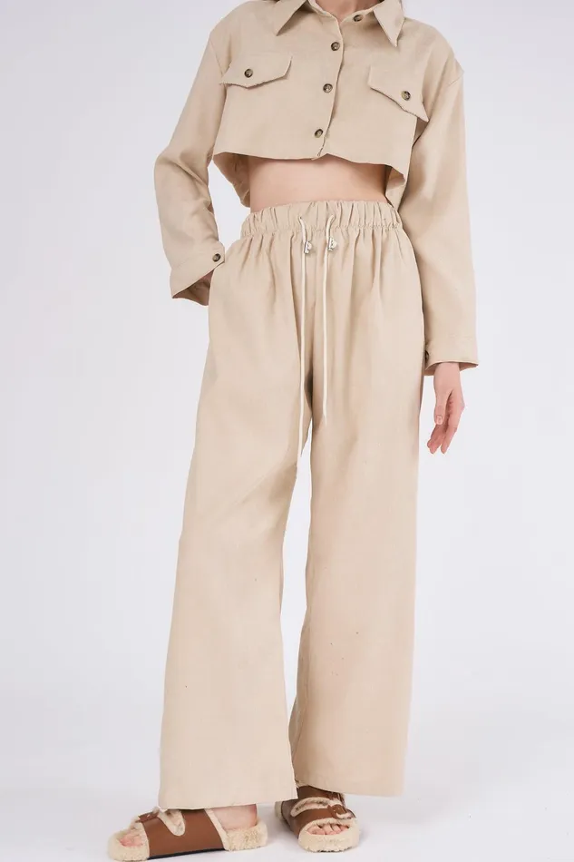 Storets Emery Cord Cropped JacketShirt Women Jackets and Coats Storets Emery Cord Cropped JacketShirt Women Jackets and Coats