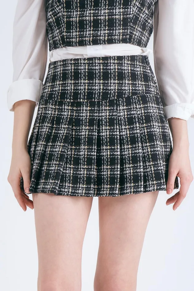 Storets Florence Tweed Skirt Women Skirts Storets Florence Tweed Skirt Women Skirts