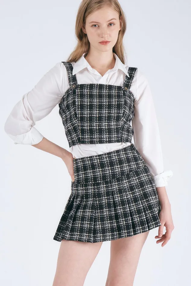 Storets Florence Tweed Skirt Women Skirts Storets Florence Tweed Skirt Women Skirts