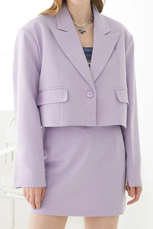 Storets Hailey Oversized Cropped Jacket Women Blazer