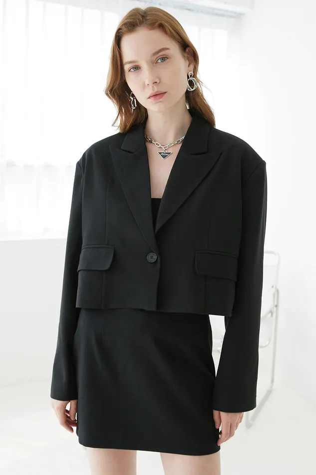 Storets Hailey Oversized Cropped Jacket Women Blazer