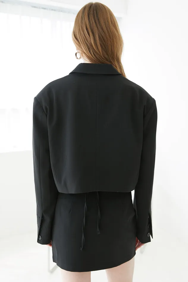 Storets Hailey Oversized Cropped Jacket Women Blazer