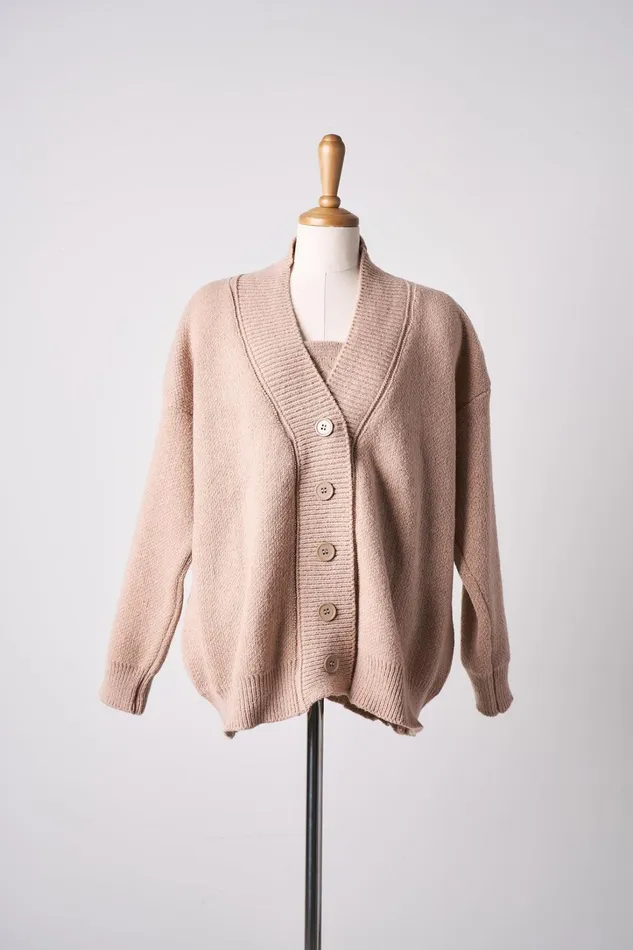 Storets Hallie Knitted Top and Cardi Set Women Jackets and Coats Storets Hallie Knitted Top and Cardi Set Women Jackets and Coats