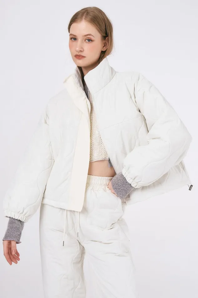 Storets Jade Quilted Jacket Women Jackets and Coats