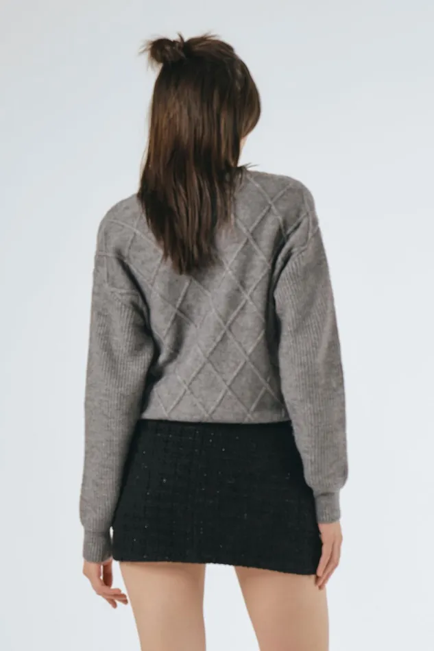 Storets Karly Tweed Mini Skirt WChain Women Skirts Storets Karly Tweed Mini Skirt WChain Women Skirts