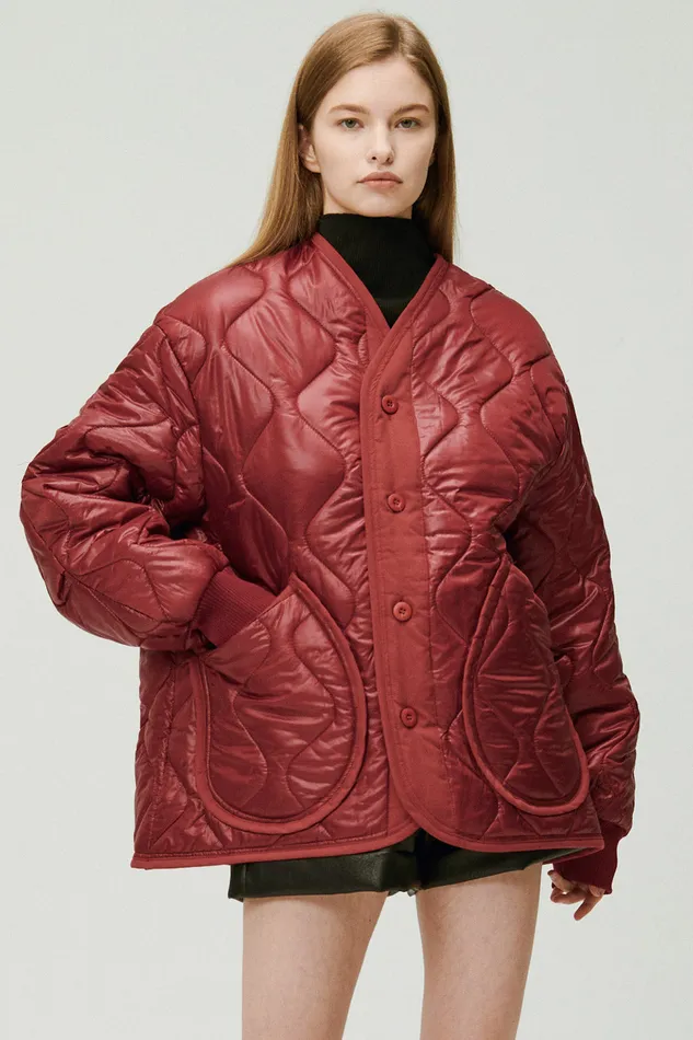 Storets Laura Boyfriend Quilted Coat Women Jackets and Coats