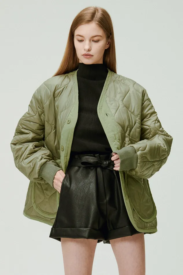 Storets Laura Boyfriend Quilted Coat Women Jackets and Coats