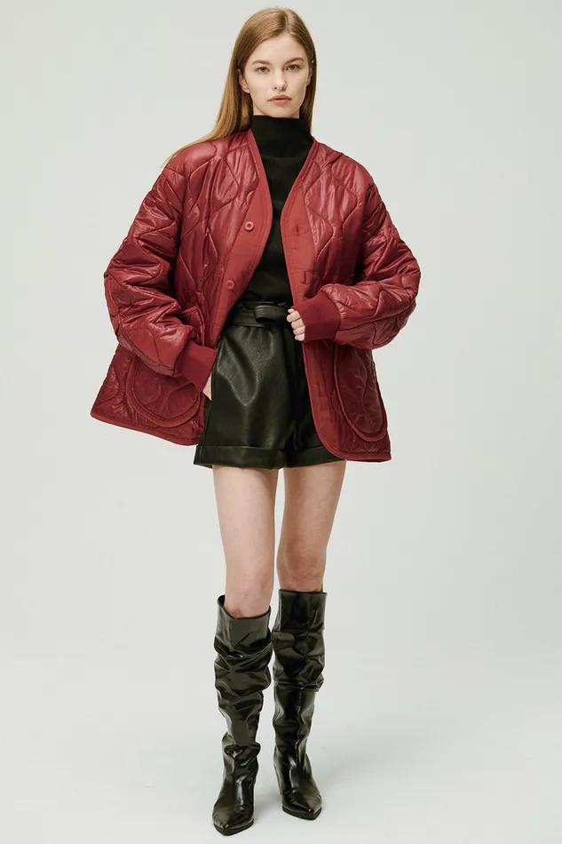 Storets Laura Boyfriend Quilted Coat Women Jackets and Coats