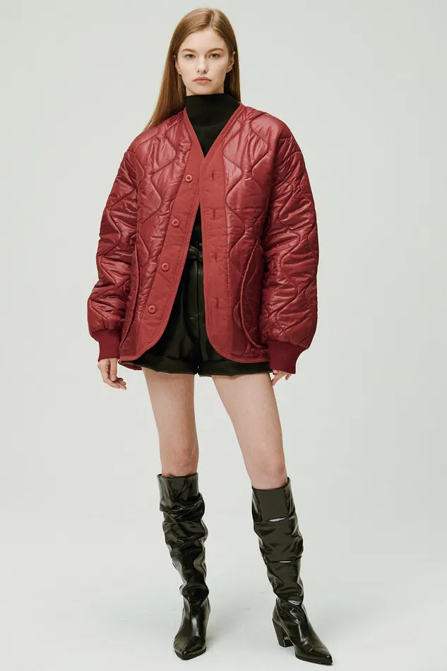 Storets Laura Boyfriend Quilted Coat Women Jackets and Coats