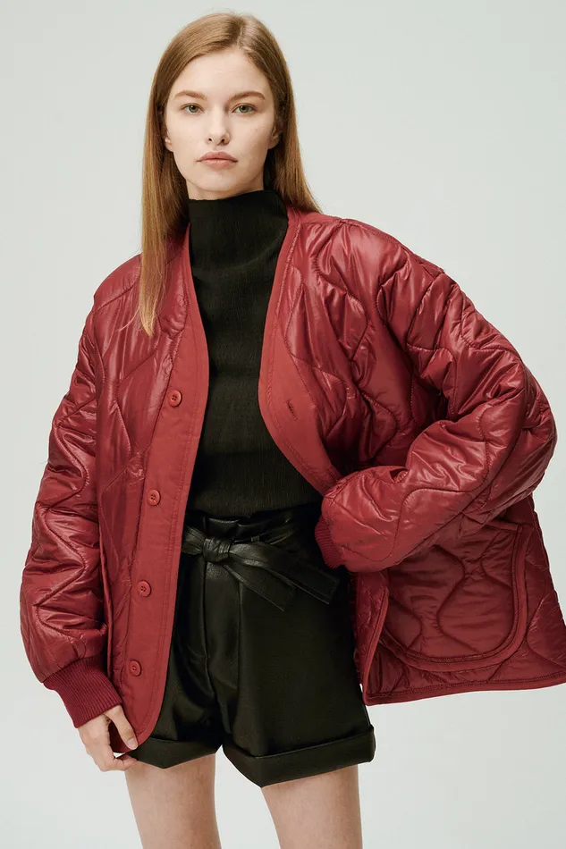 Storets Laura Boyfriend Quilted Coat Women Jackets and Coats