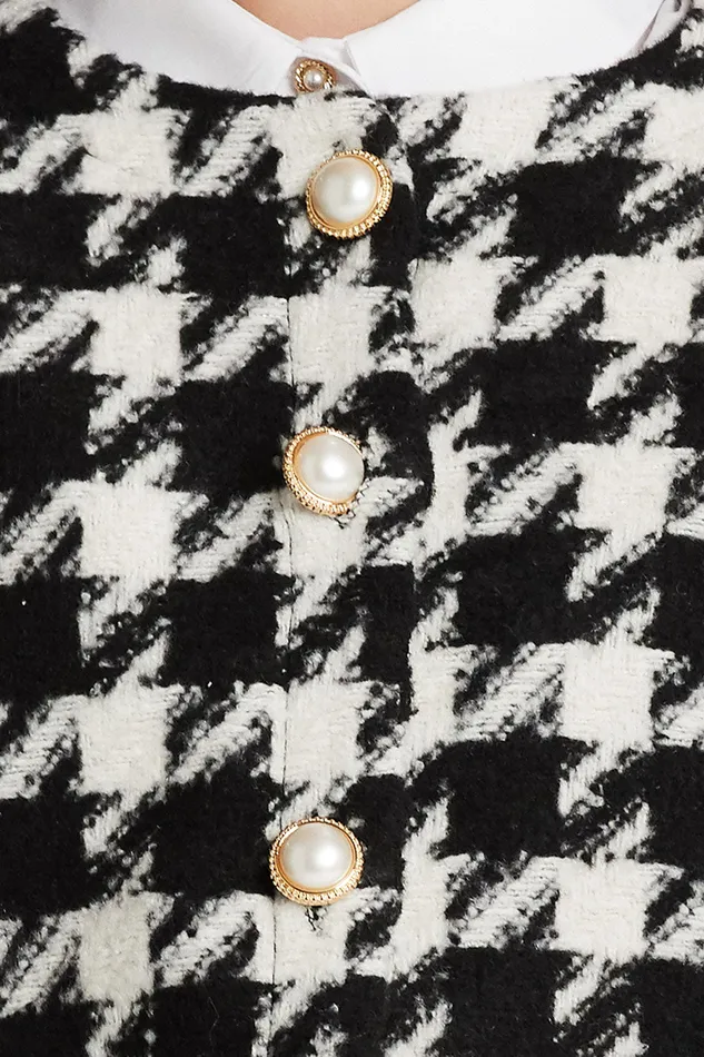 Storets Lori Houndstooth 2 Piece Set Women Mini Dresses