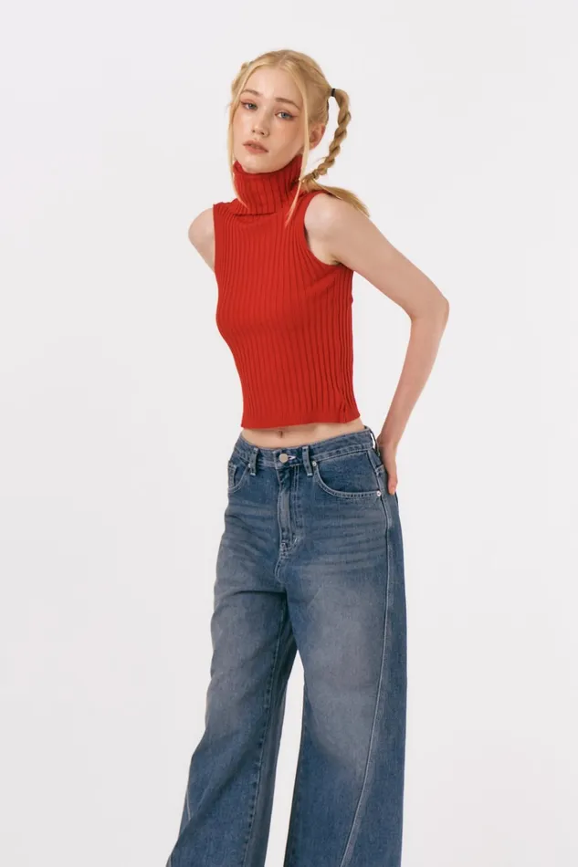 Storets Lucy Ribbed Sleeveless Top Women Sweaters and Knitwears Storets Lucy Ribbed Sleeveless Top Women Sweaters and Knitwears