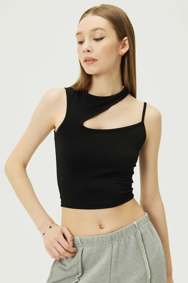 Storets Maillie Cutout Tank Top Women Tops