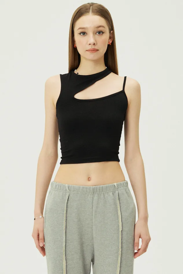 Storets Maillie Cutout Tank Top Women Tops