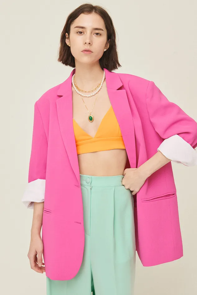 Storets Mar Vivid Boyfriend Blazer Women Blazer