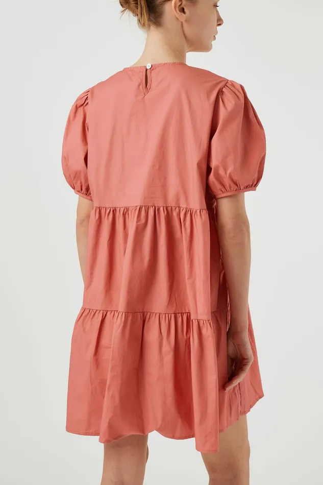 Storets Melanie Tiered Dress Women Mini Dresses Storets Melanie Tiered Dress Women Mini Dresses