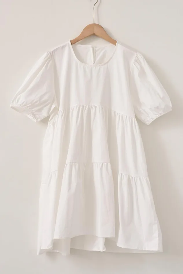 Storets Melanie Tiered Dress Women Mini Dresses Storets Melanie Tiered Dress Women Mini Dresses