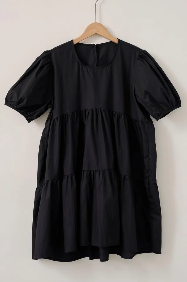 Storets Melanie Tiered Dress Women Mini Dresses Storets Melanie Tiered Dress Women Mini Dresses
