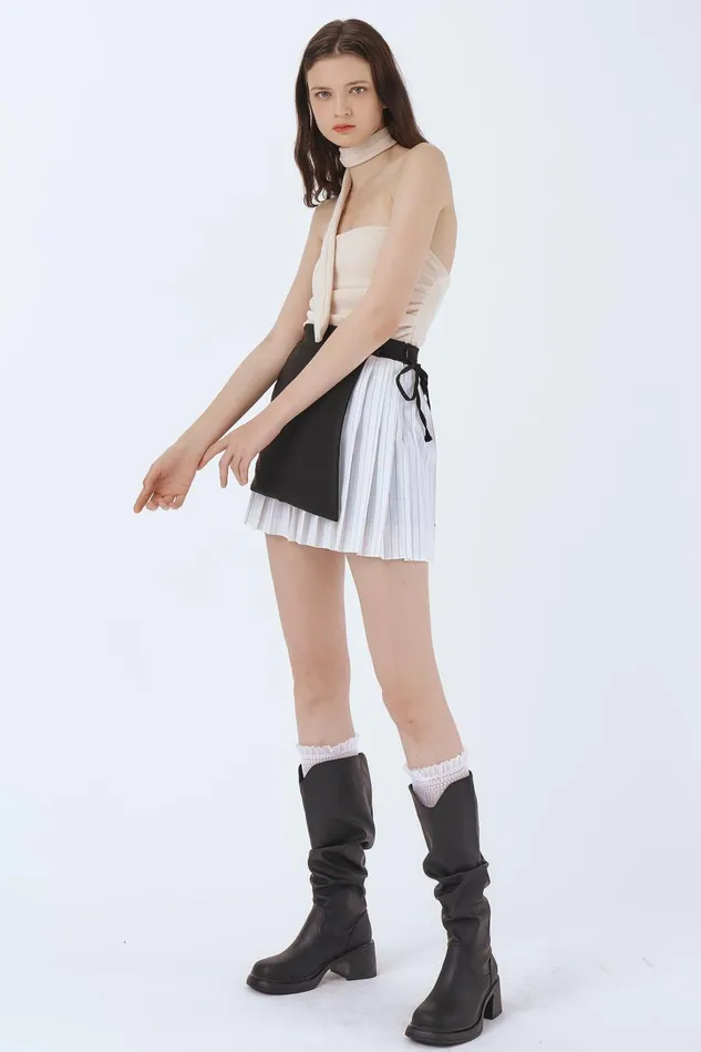 Storets Mindy Layering Pleated Skort Women Skirts Storets Mindy Layering Pleated Skort Women Skirts