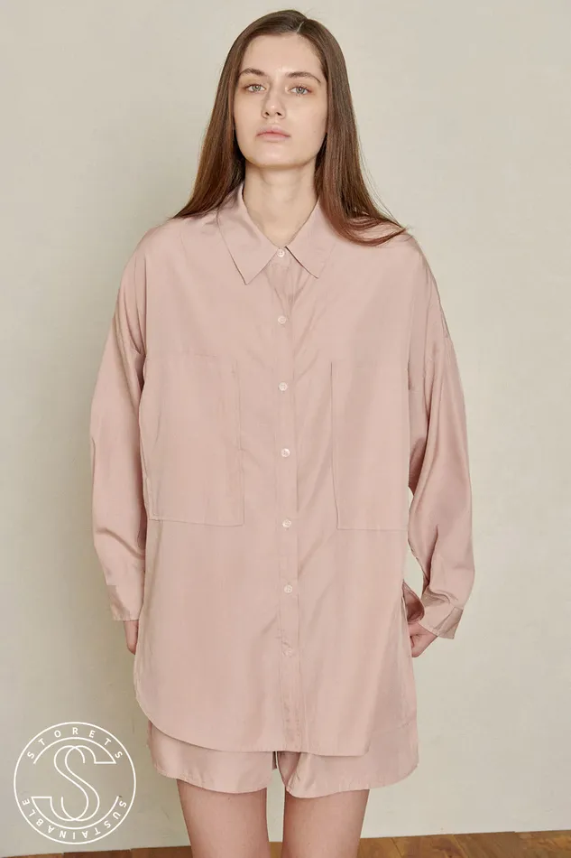 Storets Oversized Bamboo Shirt Women Shirts and Blouses