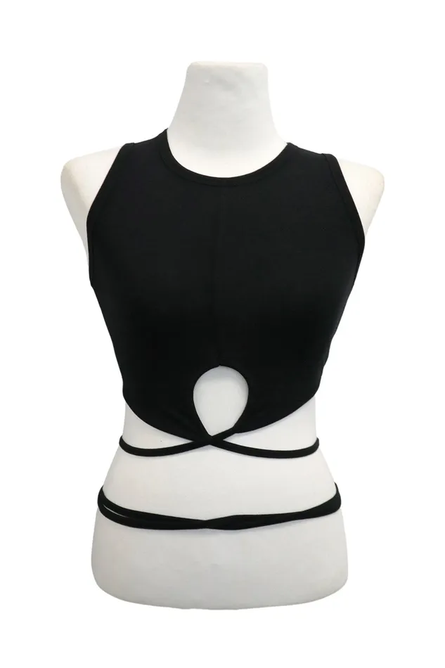 Storets Pao Wrap String Top Women Crop Tops